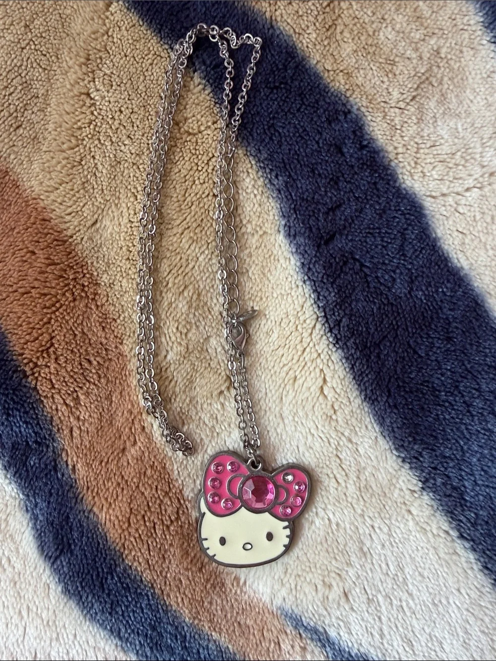 Hello Kitty Kids Patriotic Red White Blue Star Bead Jewelry Set